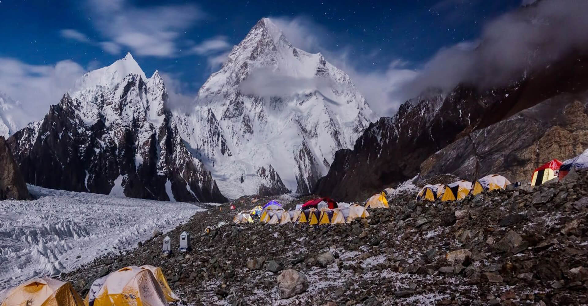 K2 base camp and Concoardia
